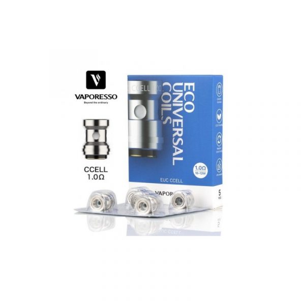 Kit 5pcs Resistencias EUC CCELL Vaporesso 1.0 Ohm